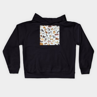 Dogs Pattern Kids Hoodie